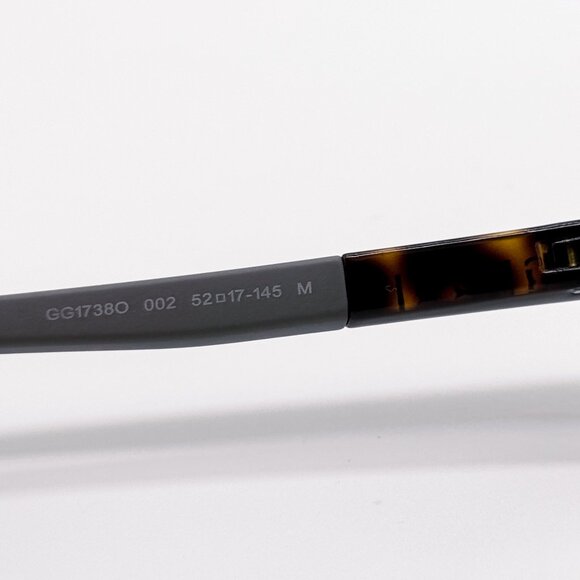 NEW GUCCI GG1738O 002 HAVANA/GREY MEN EYEGLASSES GUCCI - Picture 10 of 12